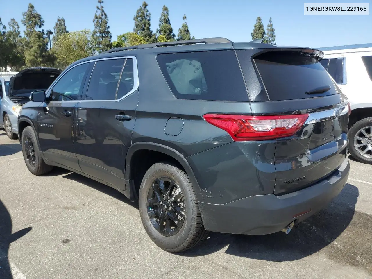 2020 Chevrolet Traverse Lt VIN: 1GNERGKW8LJ229165 Lot: 62962355