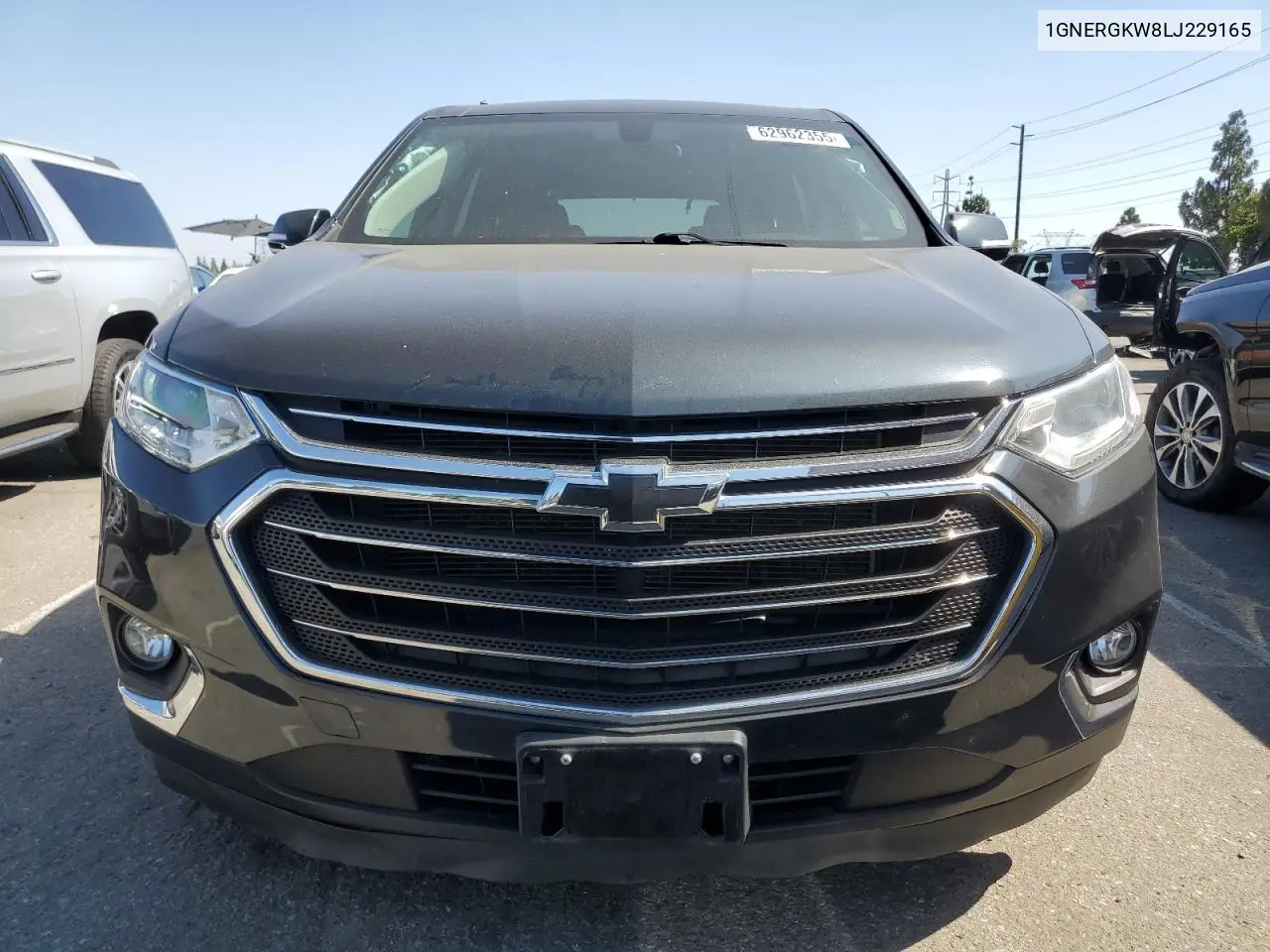 2020 Chevrolet Traverse Lt VIN: 1GNERGKW8LJ229165 Lot: 62962355