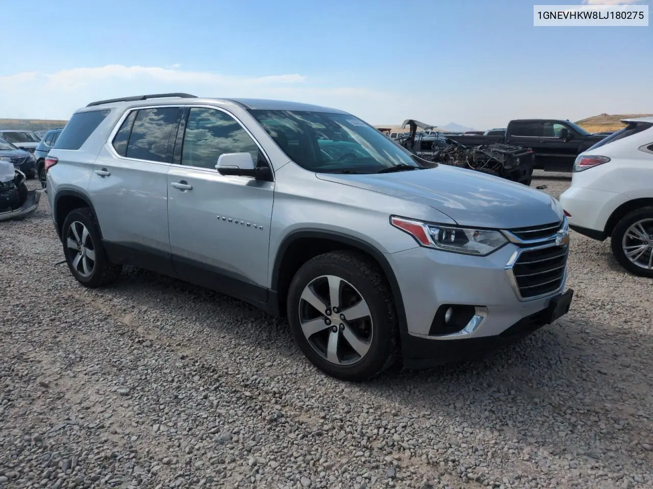 2020 Chevrolet Traverse Lt VIN: 1GNEVHKW8LJ180275 Lot: 63036835