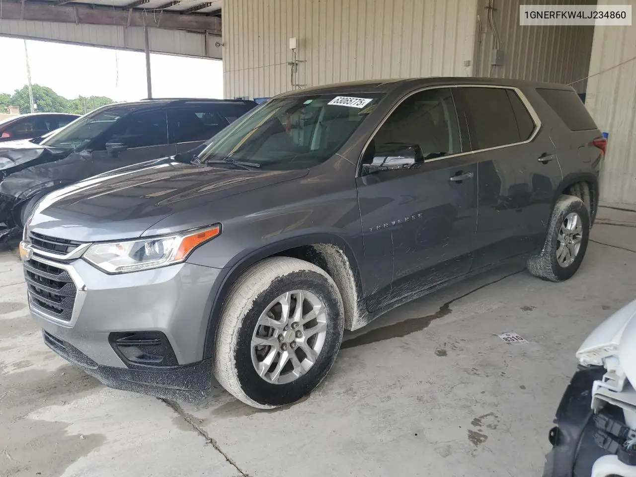 2020 Chevrolet Traverse Ls VIN: 1GNERFKW4LJ234860 Lot: 63065775