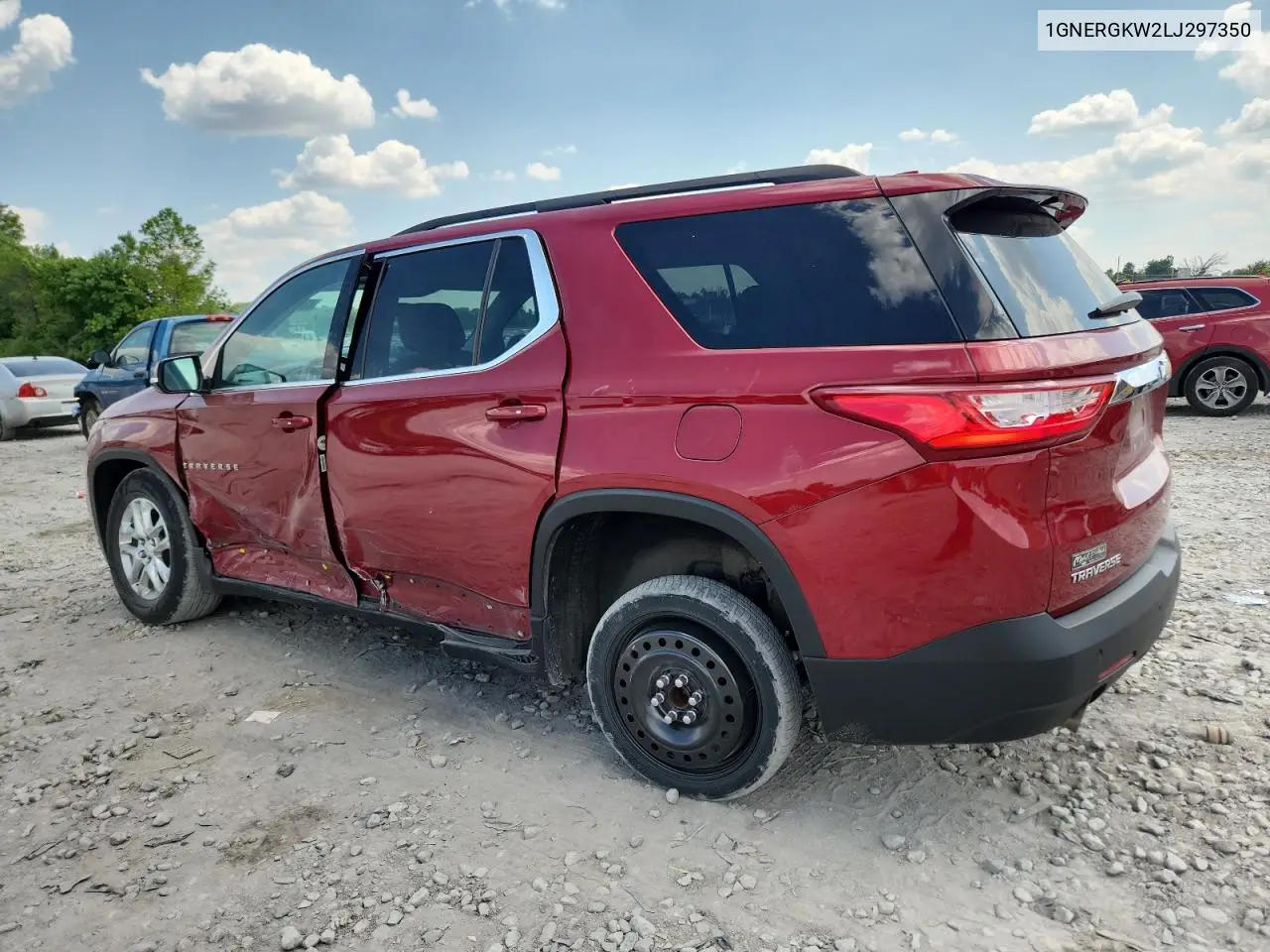 2020 Chevrolet Traverse Lt VIN: 1GNERGKW2LJ297350 Lot: 63299445
