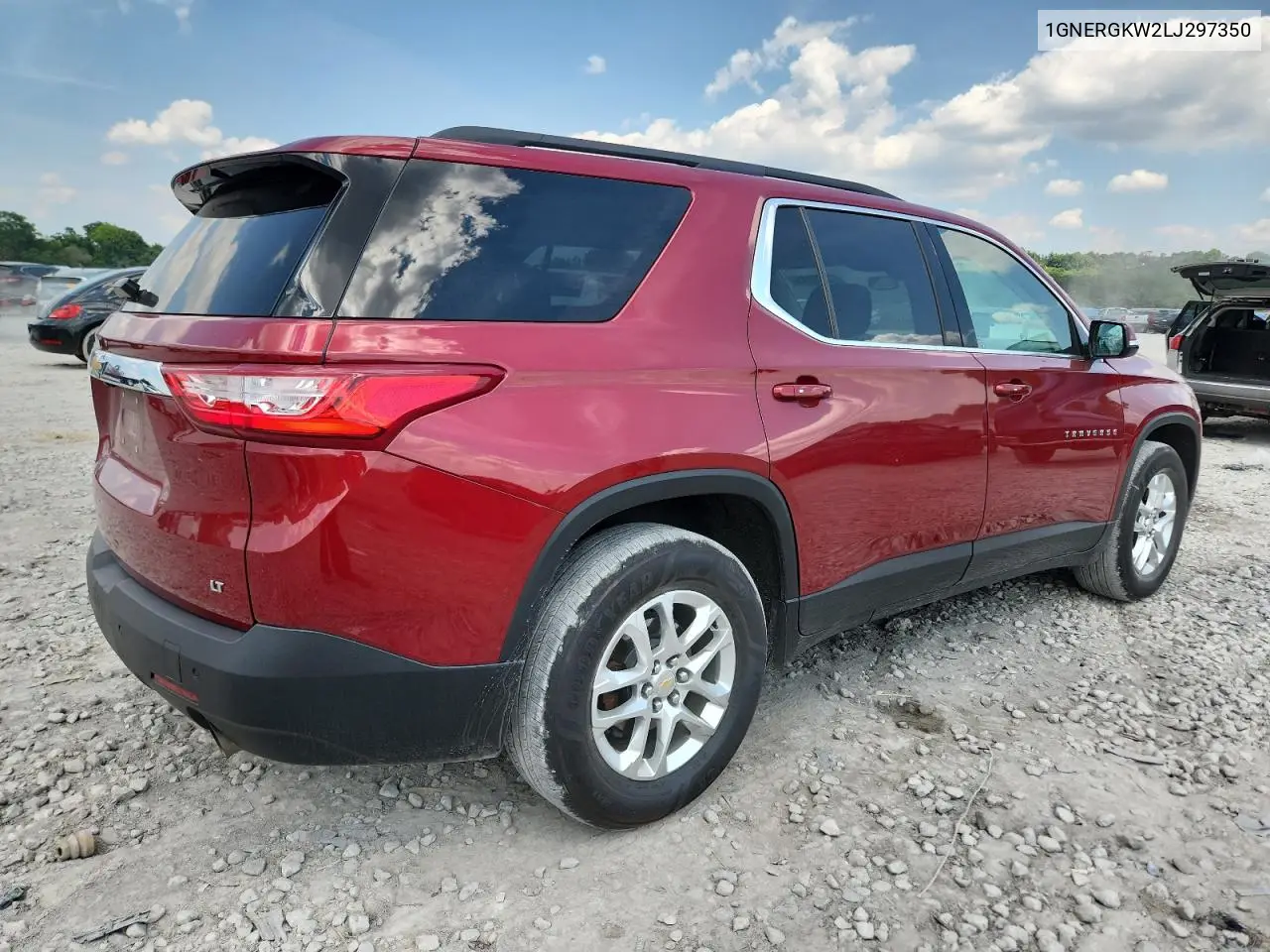2020 Chevrolet Traverse Lt VIN: 1GNERGKW2LJ297350 Lot: 63299445