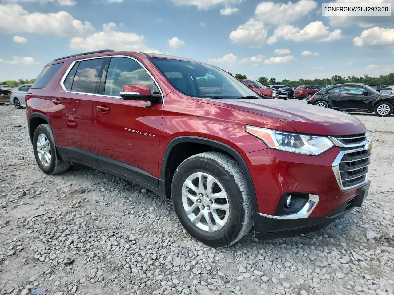 2020 Chevrolet Traverse Lt VIN: 1GNERGKW2LJ297350 Lot: 63299445