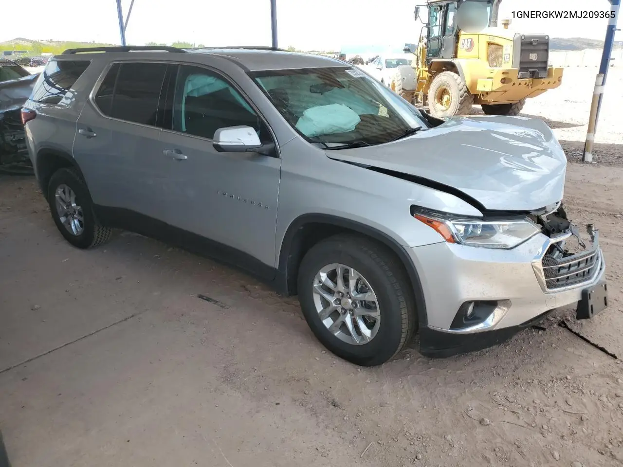 2021 Chevrolet Traverse Lt VIN: 1GNERGKW2MJ209365 Lot: 53027365
