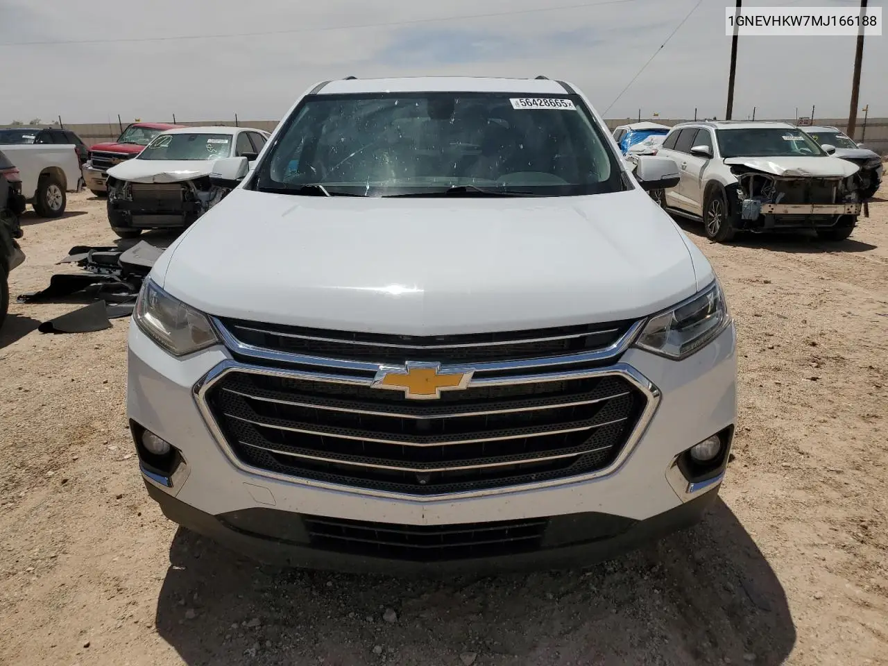 2021 Chevrolet Traverse Lt VIN: 1GNEVHKW7MJ166188 Lot: 56428665