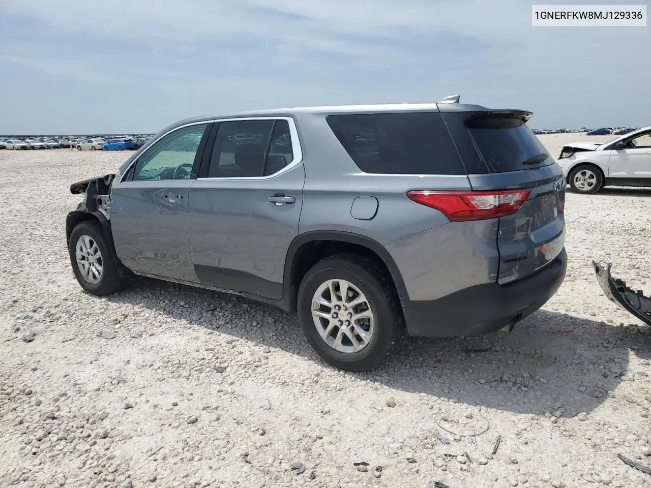 2021 Chevrolet Traverse Ls VIN: 1GNERFKW8MJ129336 Lot: 56672085