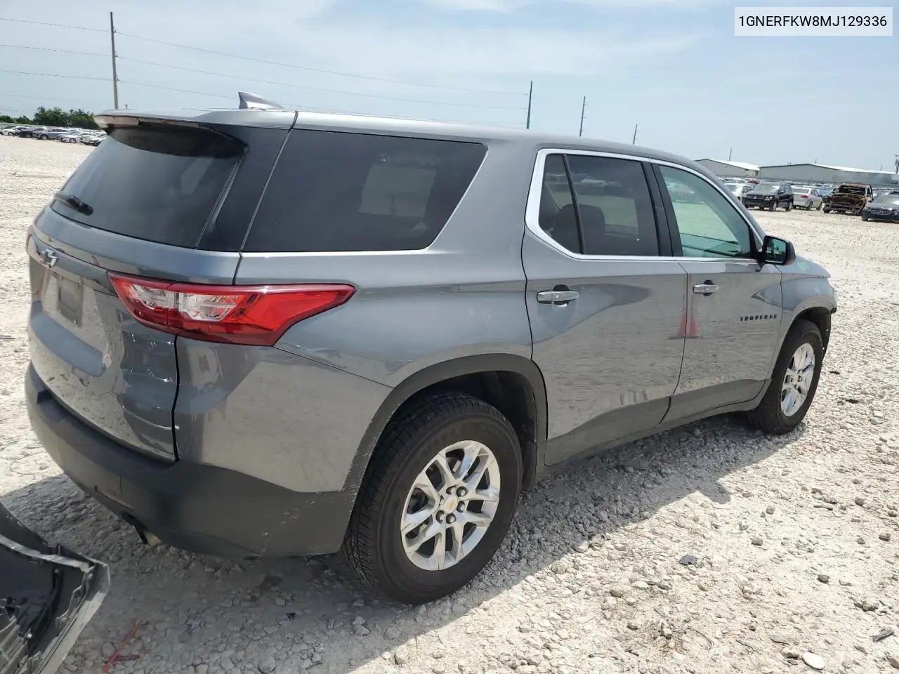 2021 Chevrolet Traverse Ls VIN: 1GNERFKW8MJ129336 Lot: 56672085
