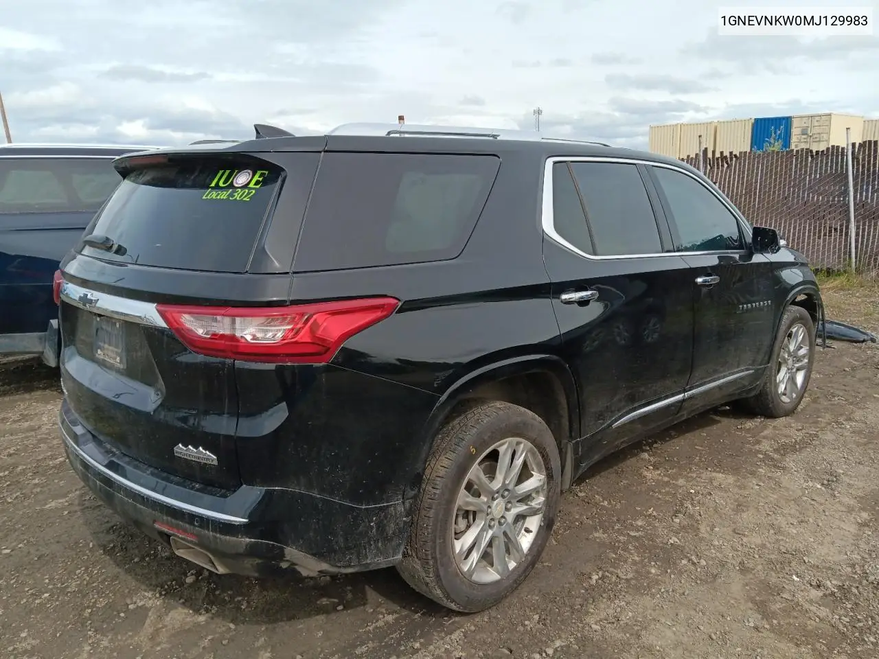 2021 Chevrolet Traverse High Country VIN: 1GNEVNKW0MJ129983 Lot: 58673765