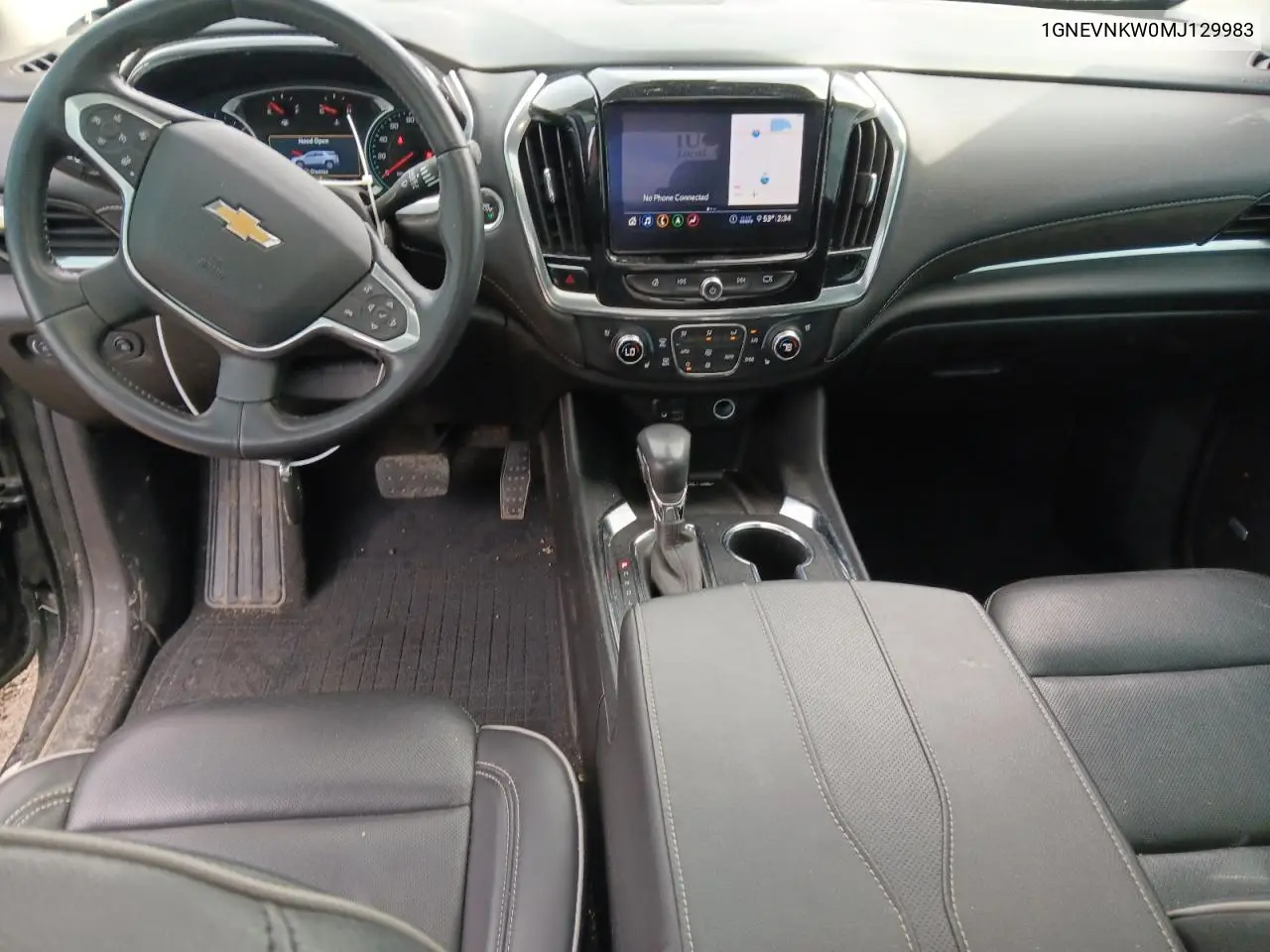 2021 Chevrolet Traverse High Country VIN: 1GNEVNKW0MJ129983 Lot: 58673765