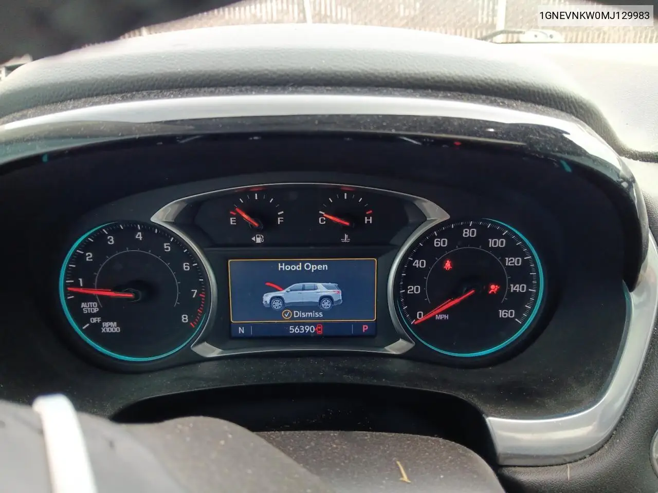 2021 Chevrolet Traverse High Country VIN: 1GNEVNKW0MJ129983 Lot: 58673765