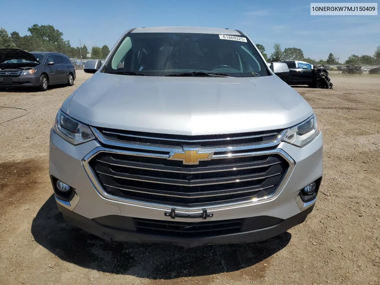 2021 Chevrolet Traverse Lt VIN: 1GNERGKW7MJ150409 Lot: 61869325