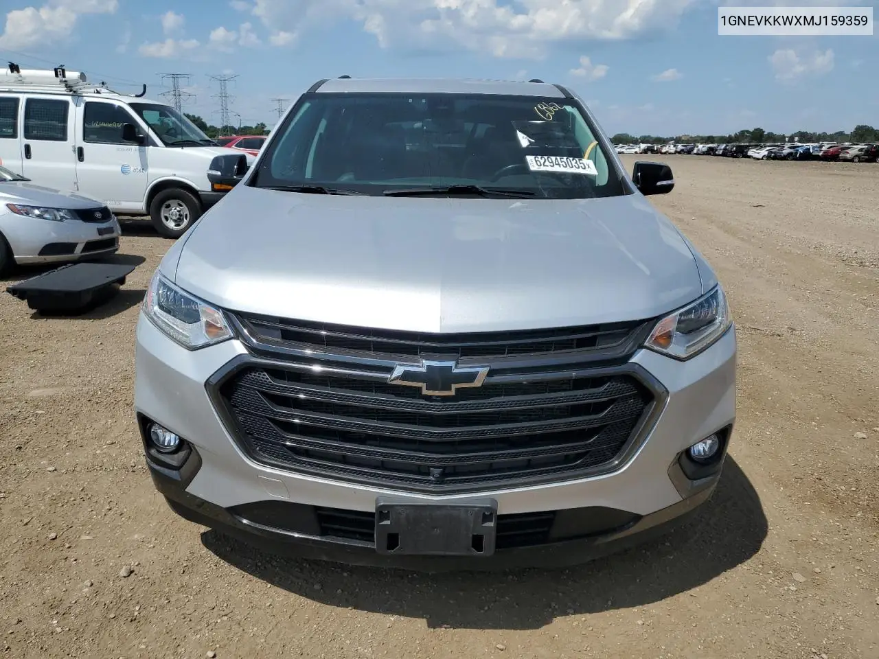 2021 Chevrolet Traverse Premier VIN: 1GNEVKKWXMJ159359 Lot: 62945035