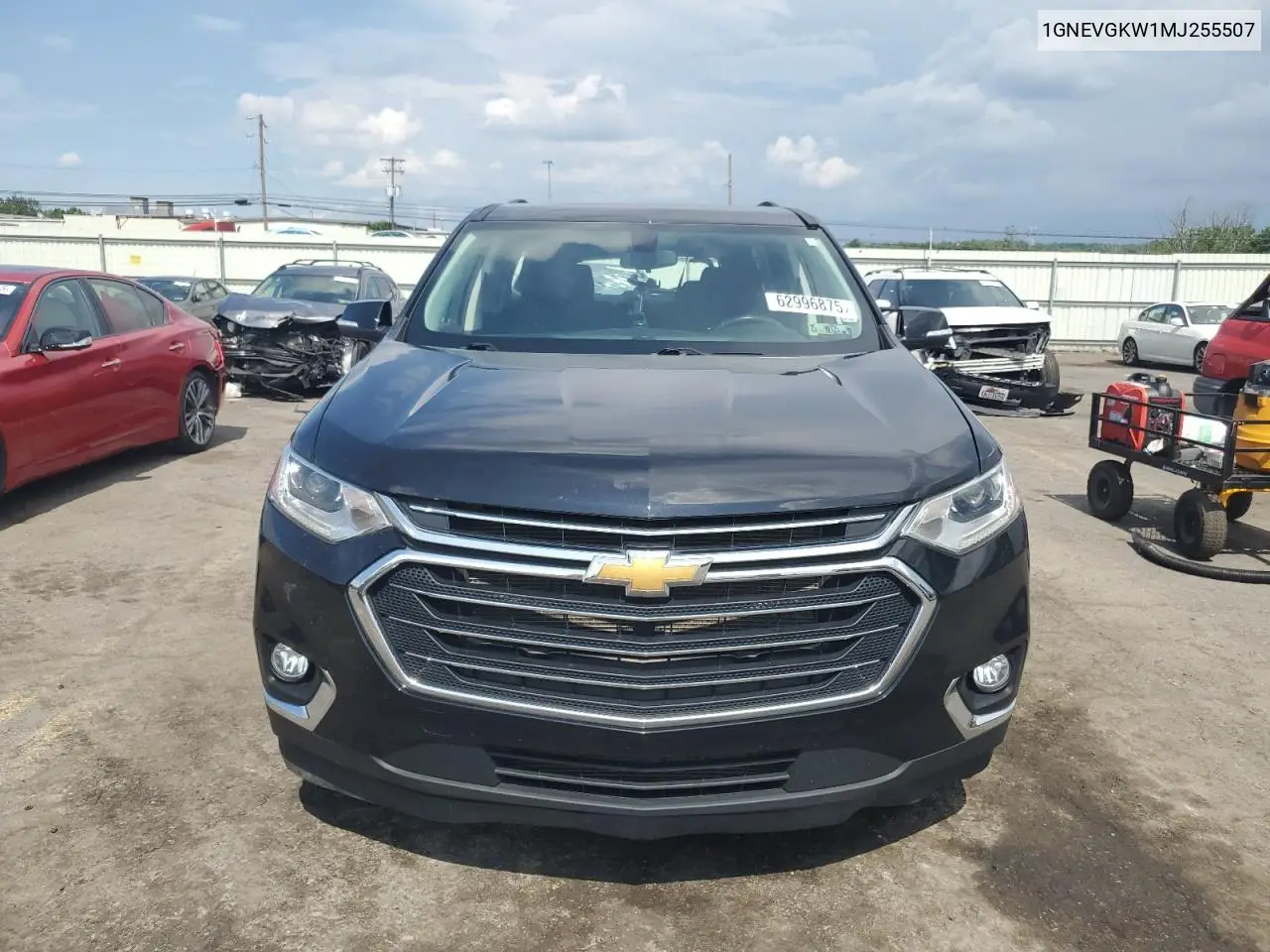 2021 Chevrolet Traverse Lt VIN: 1GNEVGKW1MJ255507 Lot: 62996875
