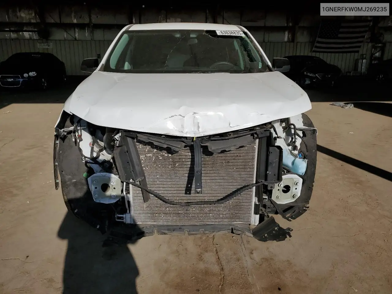 2021 Chevrolet Traverse Ls VIN: 1GNERFKW0MJ269235 Lot: 63038835