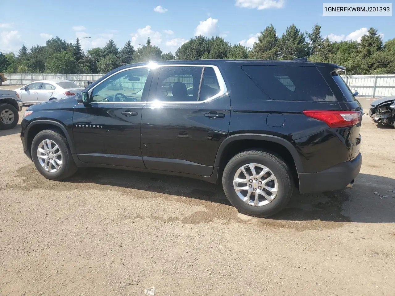 2021 Chevrolet Traverse Ls VIN: 1GNERFKW8MJ201393 Lot: 63228555