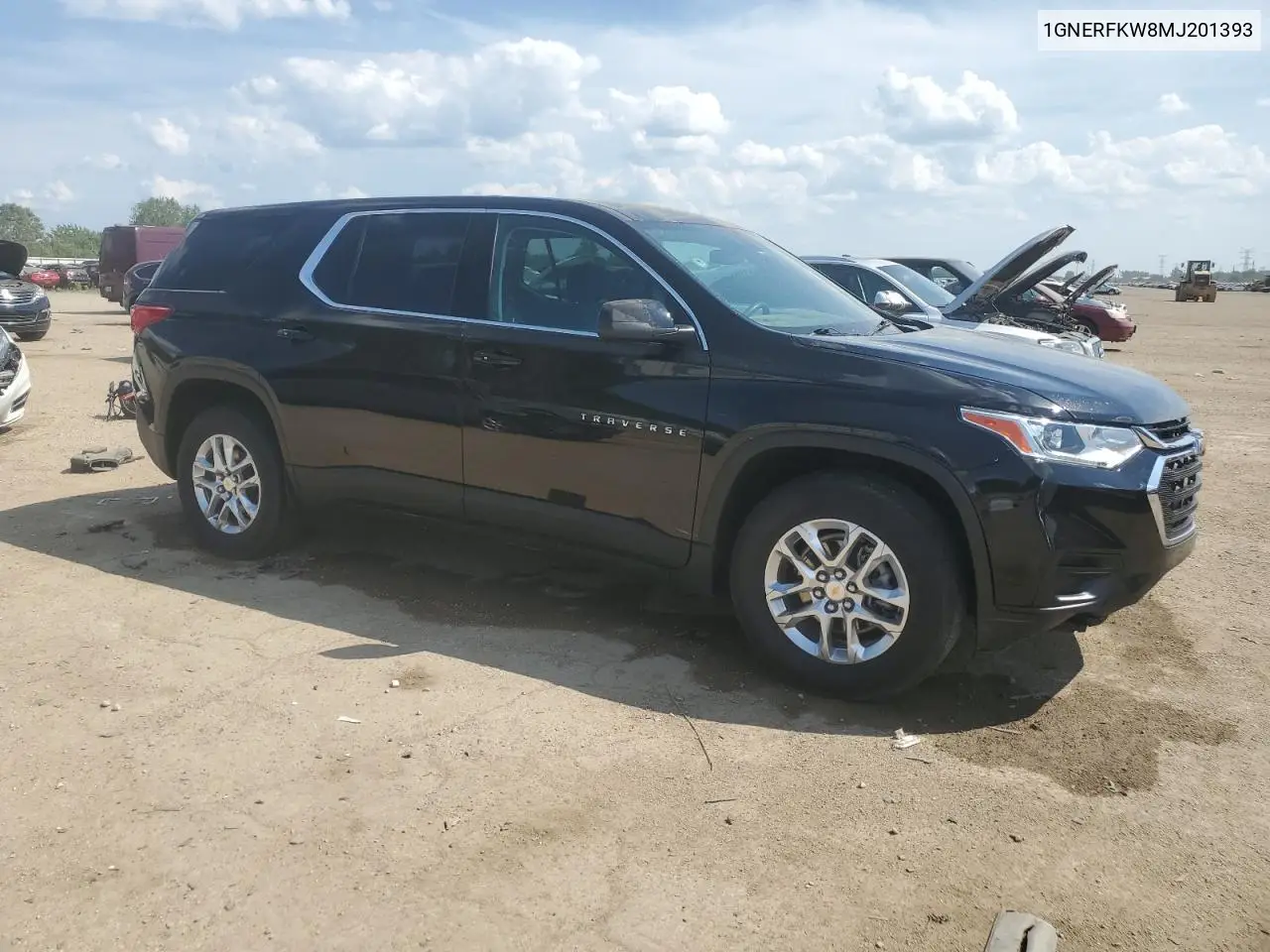 2021 Chevrolet Traverse Ls VIN: 1GNERFKW8MJ201393 Lot: 63228555