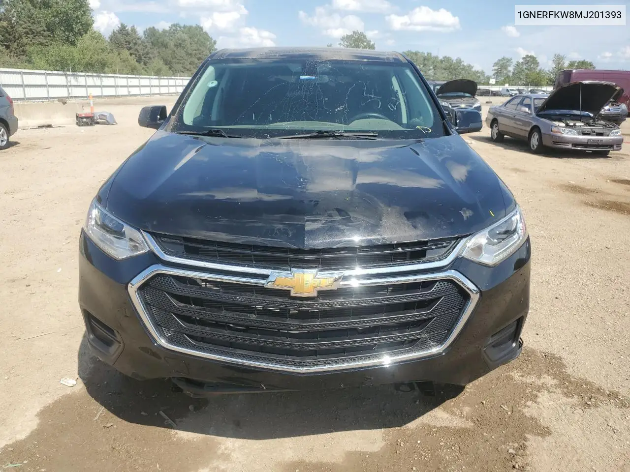 2021 Chevrolet Traverse Ls VIN: 1GNERFKW8MJ201393 Lot: 63228555