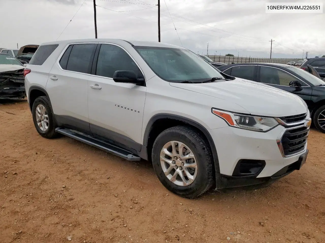 2021 Chevrolet Traverse Ls VIN: 1GNERFKW4MJ226551 Lot: 63253915