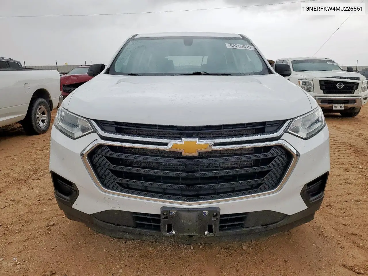 2021 Chevrolet Traverse Ls VIN: 1GNERFKW4MJ226551 Lot: 63253915