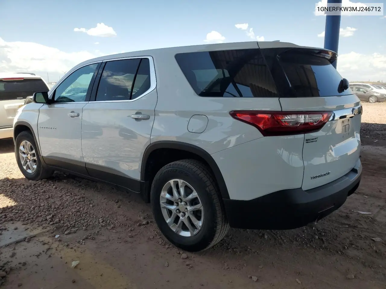 2021 Chevrolet Traverse Ls VIN: 1GNERFKW3MJ246712 Lot: 63337355