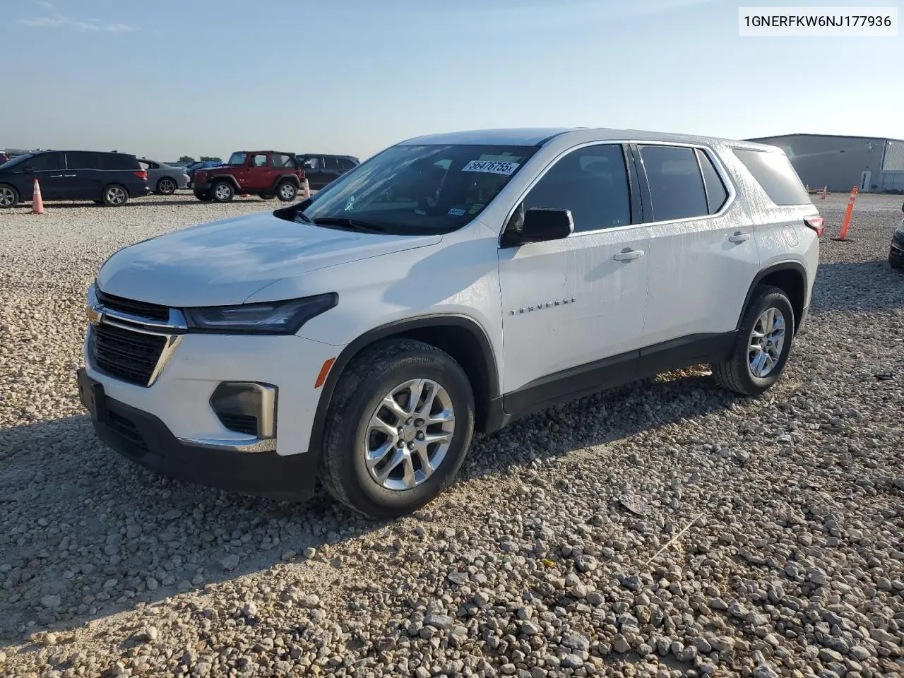 2022 Chevrolet Traverse Ls VIN: 1GNERFKW6NJ177936 Lot: 56476755