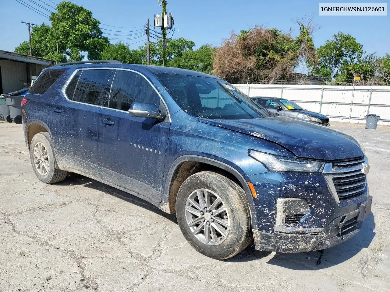 2022 Chevrolet Traverse Lt VIN: 1GNERGKW9NJ126601 Lot: 56944915