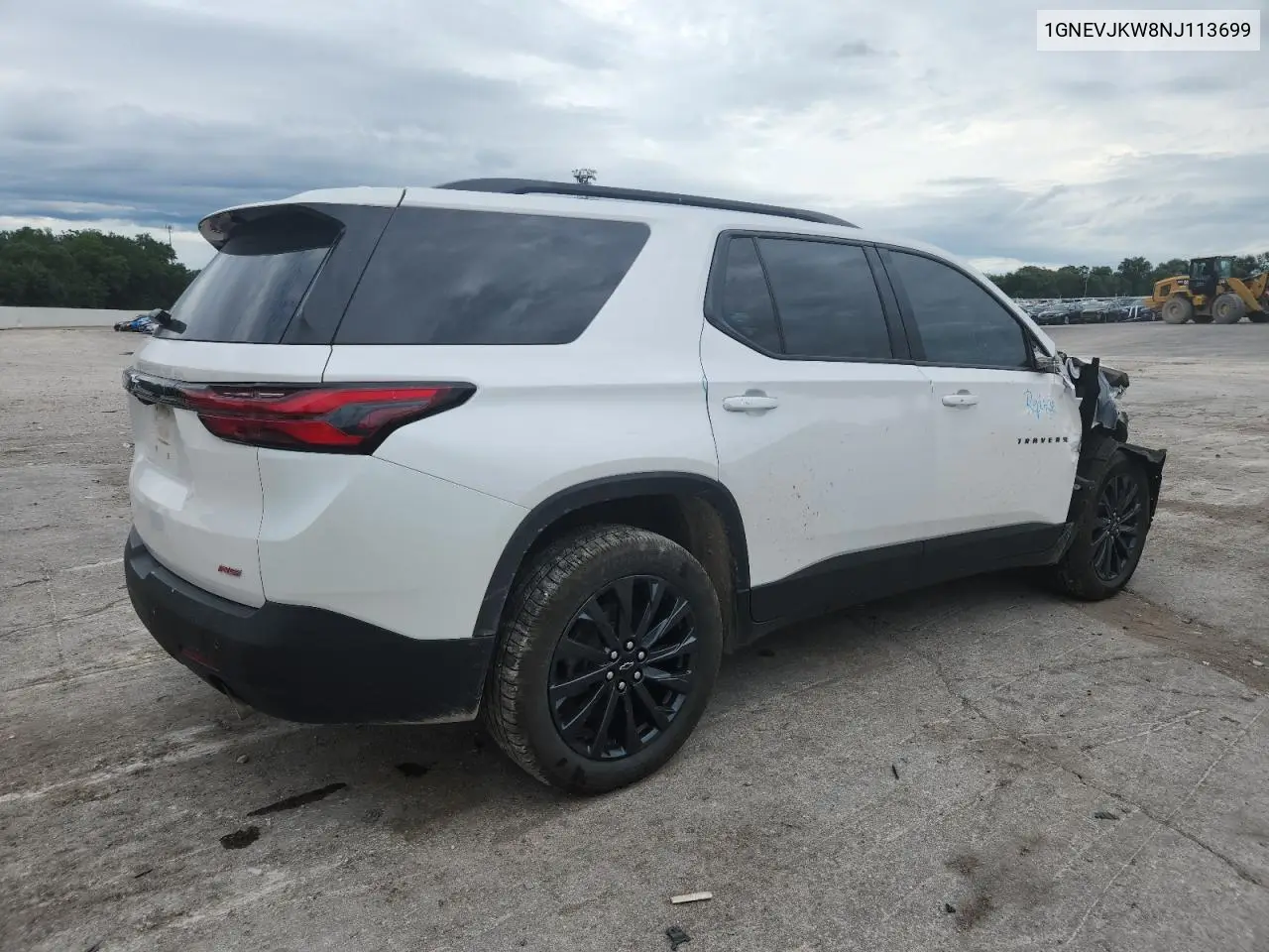 2022 Chevrolet Traverse Rs VIN: 1GNEVJKW8NJ113699 Lot: 62601355