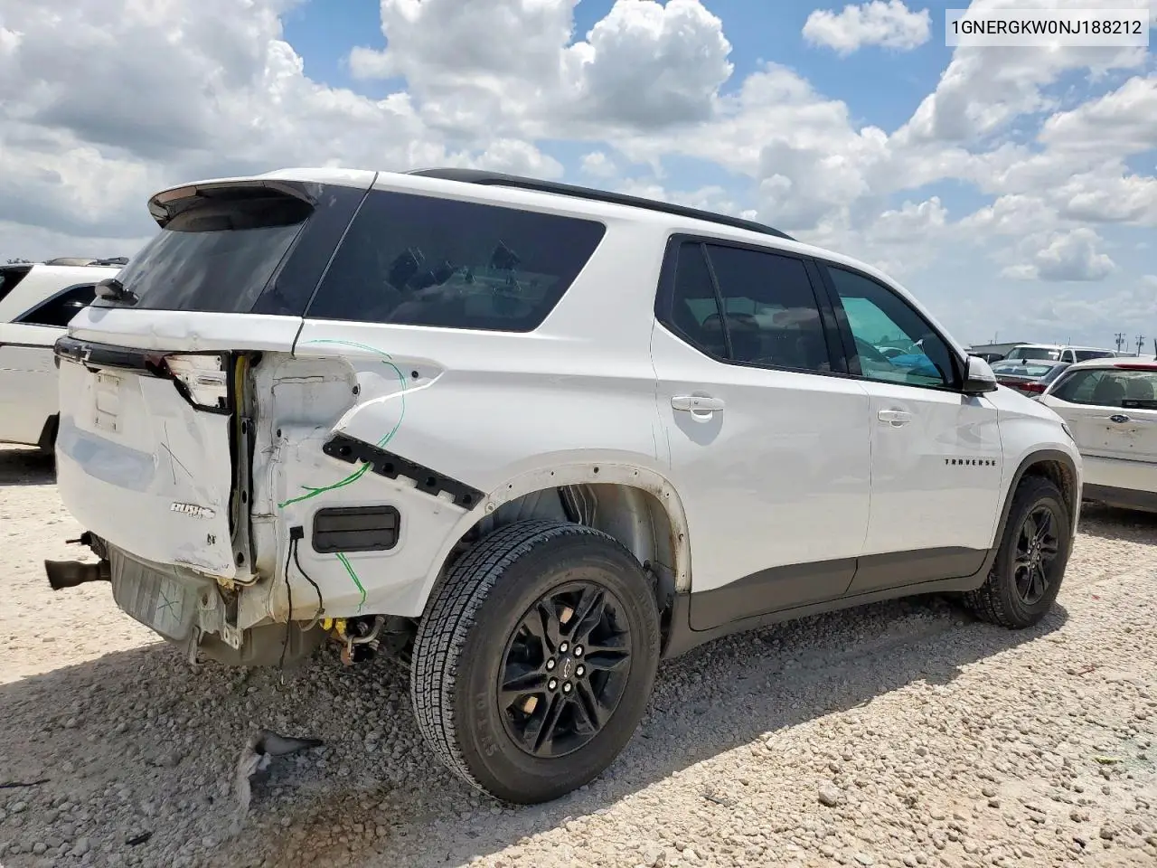 2022 Chevrolet Traverse Lt VIN: 1GNERGKW0NJ188212 Lot: 62891895