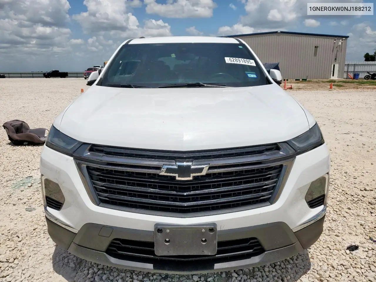 2022 Chevrolet Traverse Lt VIN: 1GNERGKW0NJ188212 Lot: 62891895