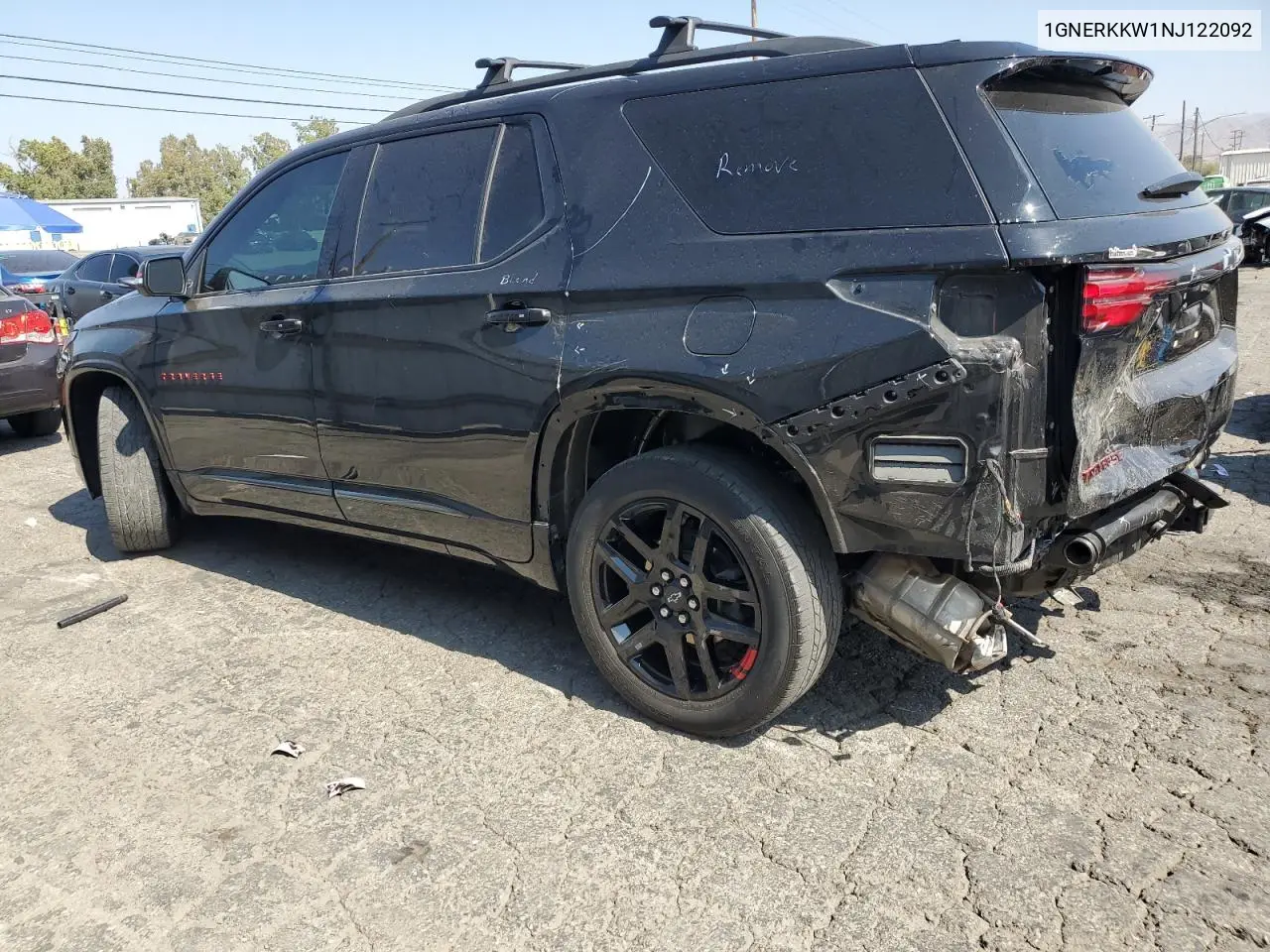 2022 Chevrolet Traverse Premier VIN: 1GNERKKW1NJ122092 Lot: 65463055