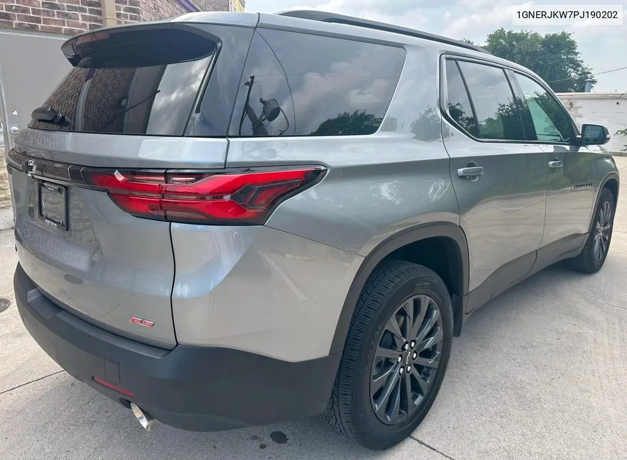 2023 Chevrolet Traverse Rs VIN: 1GNERJKW7PJ190202 Lot: 63708245