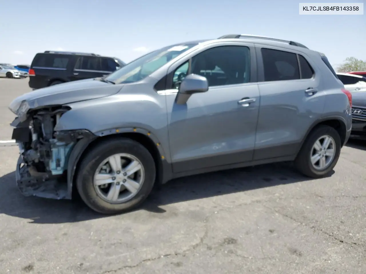 2015 Chevrolet Trax 1Lt VIN: KL7CJLSB4FB143358 Lot: 56617095