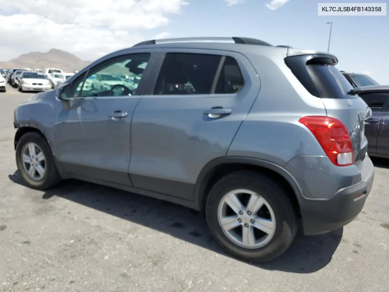 2015 Chevrolet Trax 1Lt VIN: KL7CJLSB4FB143358 Lot: 56617095