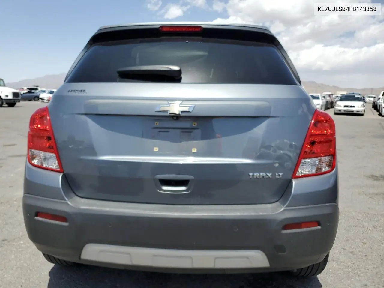 2015 Chevrolet Trax 1Lt VIN: KL7CJLSB4FB143358 Lot: 56617095