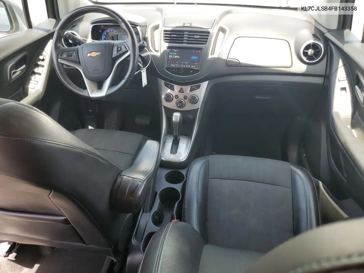 2015 Chevrolet Trax 1Lt VIN: KL7CJLSB4FB143358 Lot: 56617095