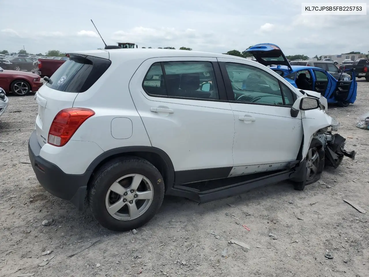 2015 Chevrolet Trax 1Ls VIN: KL7CJPSB5FB225753 Lot: 57074375