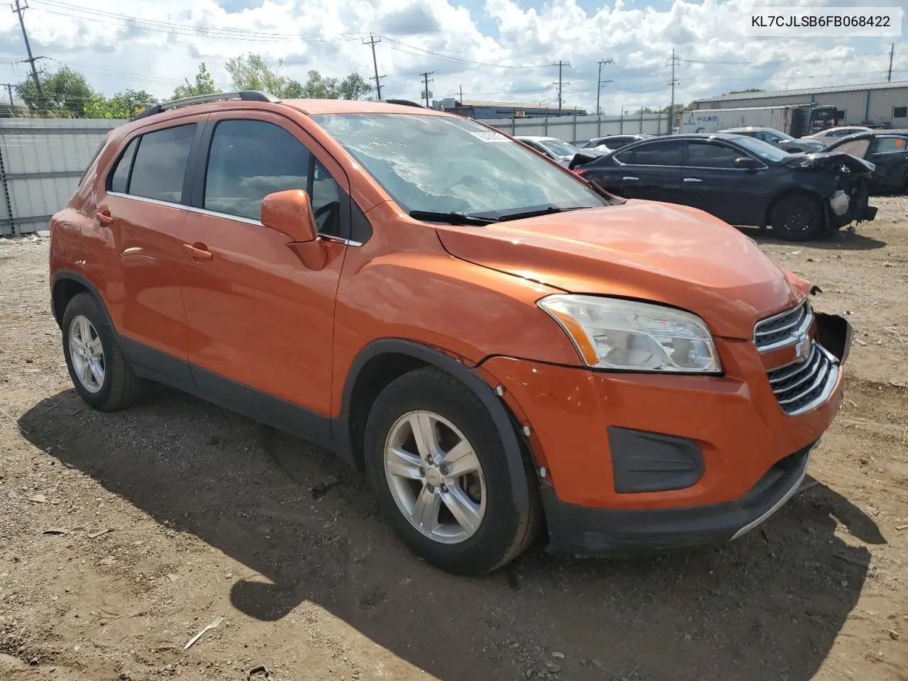 2015 Chevrolet Trax 1Lt VIN: KL7CJLSB6FB068422 Lot: 60430505