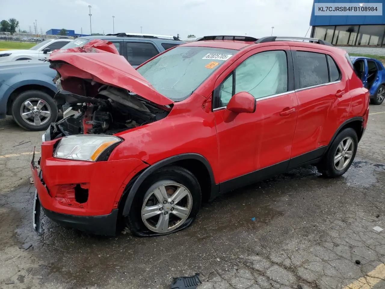 2015 Chevrolet Trax 1Lt VIN: KL7CJRSB4FB108984 Lot: 62825705