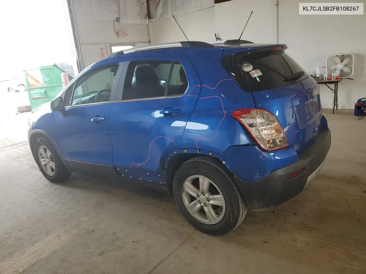 2015 Chevrolet Trax 1Lt VIN: KL7CJLSB2FB108267 Lot: 62874705