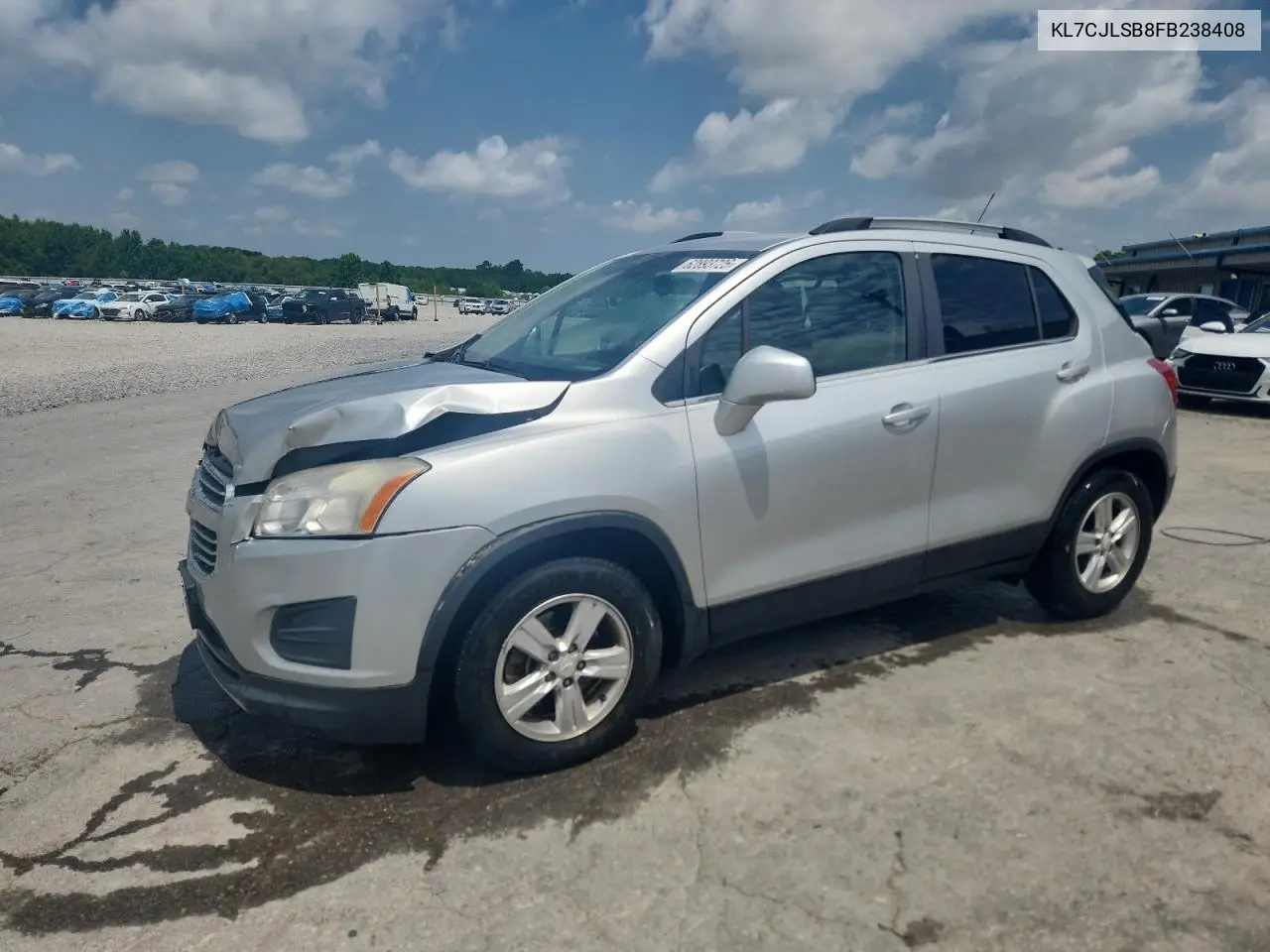 2015 Chevrolet Trax 1Lt VIN: KL7CJLSB8FB238408 Lot: 62893725