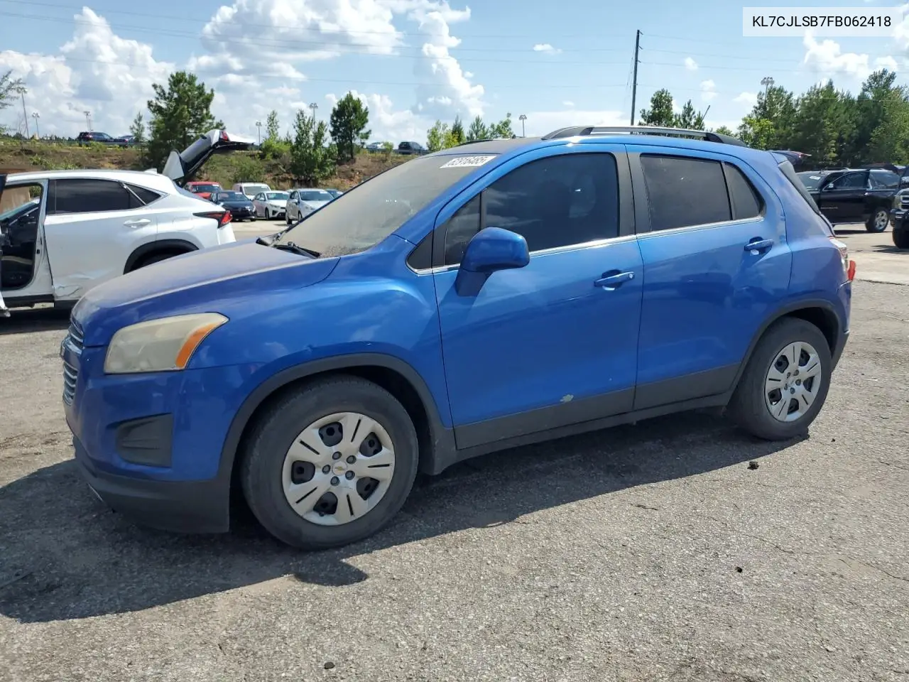 2015 Chevrolet Trax 1Lt VIN: KL7CJLSB7FB062418 Lot: 62916485