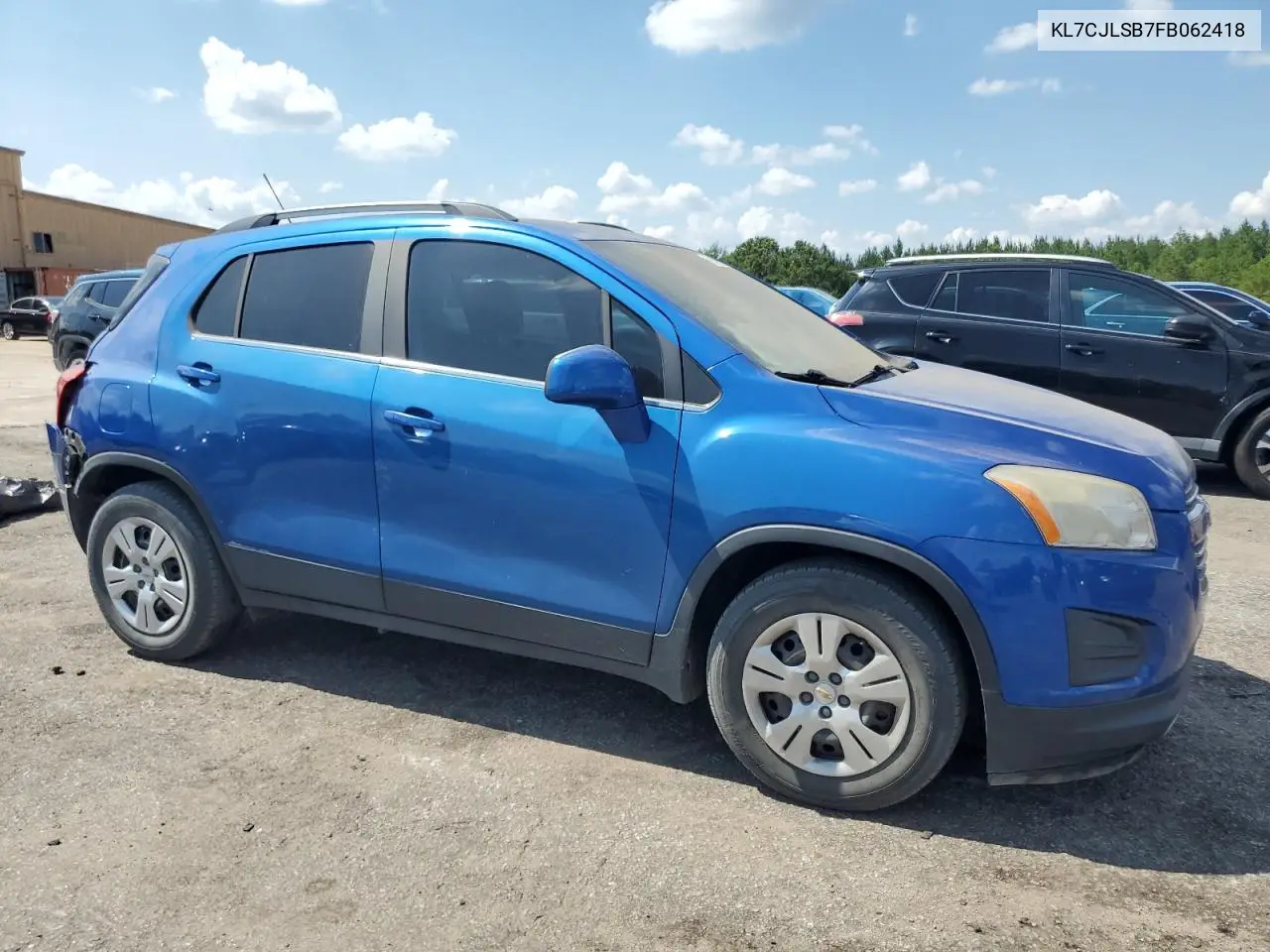 2015 Chevrolet Trax 1Lt VIN: KL7CJLSB7FB062418 Lot: 62916485
