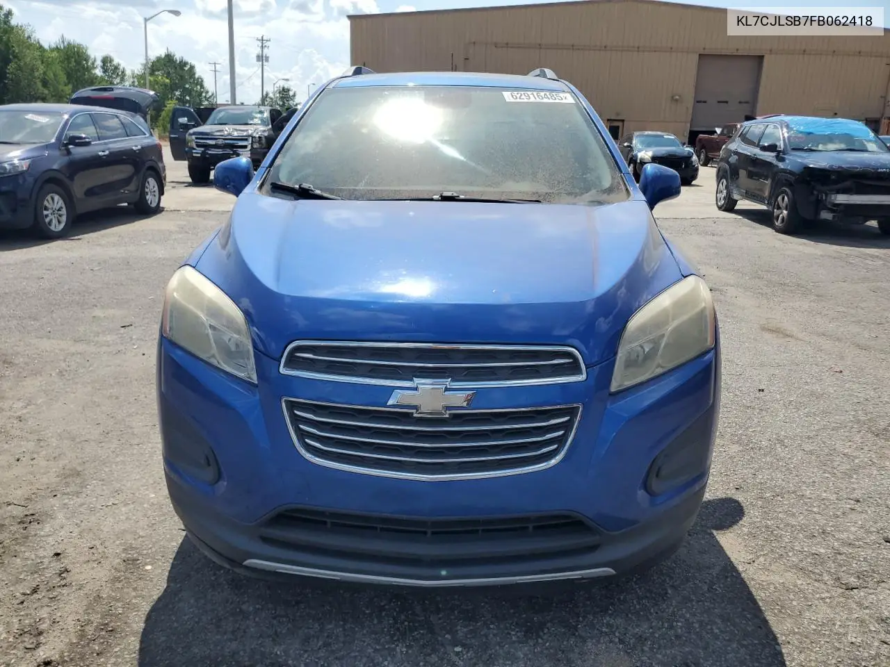 2015 Chevrolet Trax 1Lt VIN: KL7CJLSB7FB062418 Lot: 62916485
