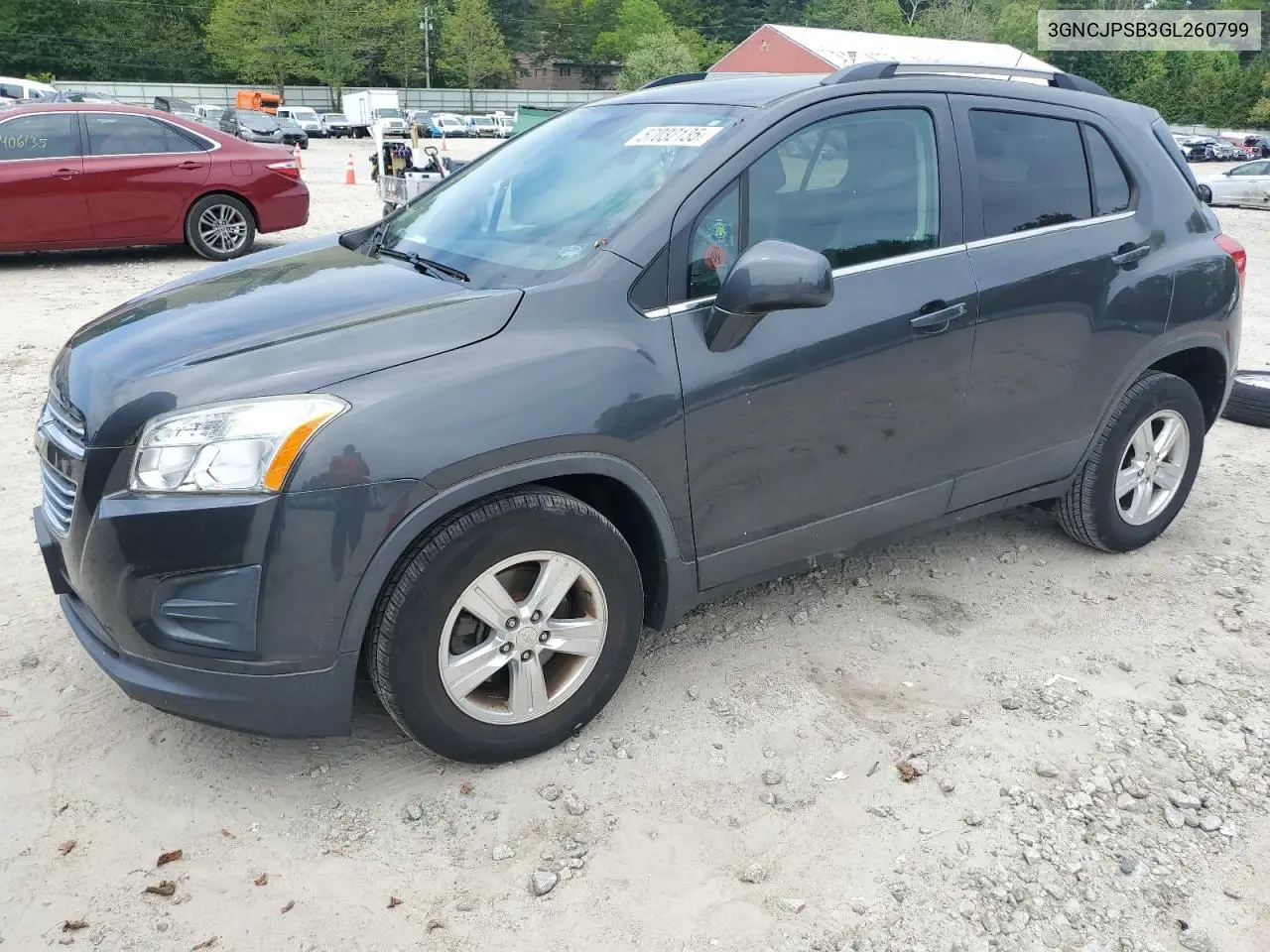 2016 Chevrolet Trax 1Lt VIN: 3GNCJPSB3GL260799 Lot: 57032135