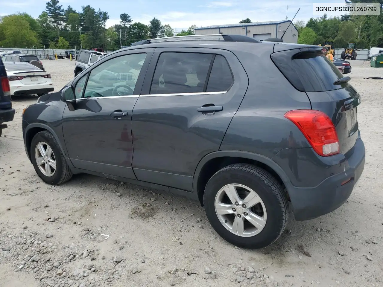 2016 Chevrolet Trax 1Lt VIN: 3GNCJPSB3GL260799 Lot: 57032135