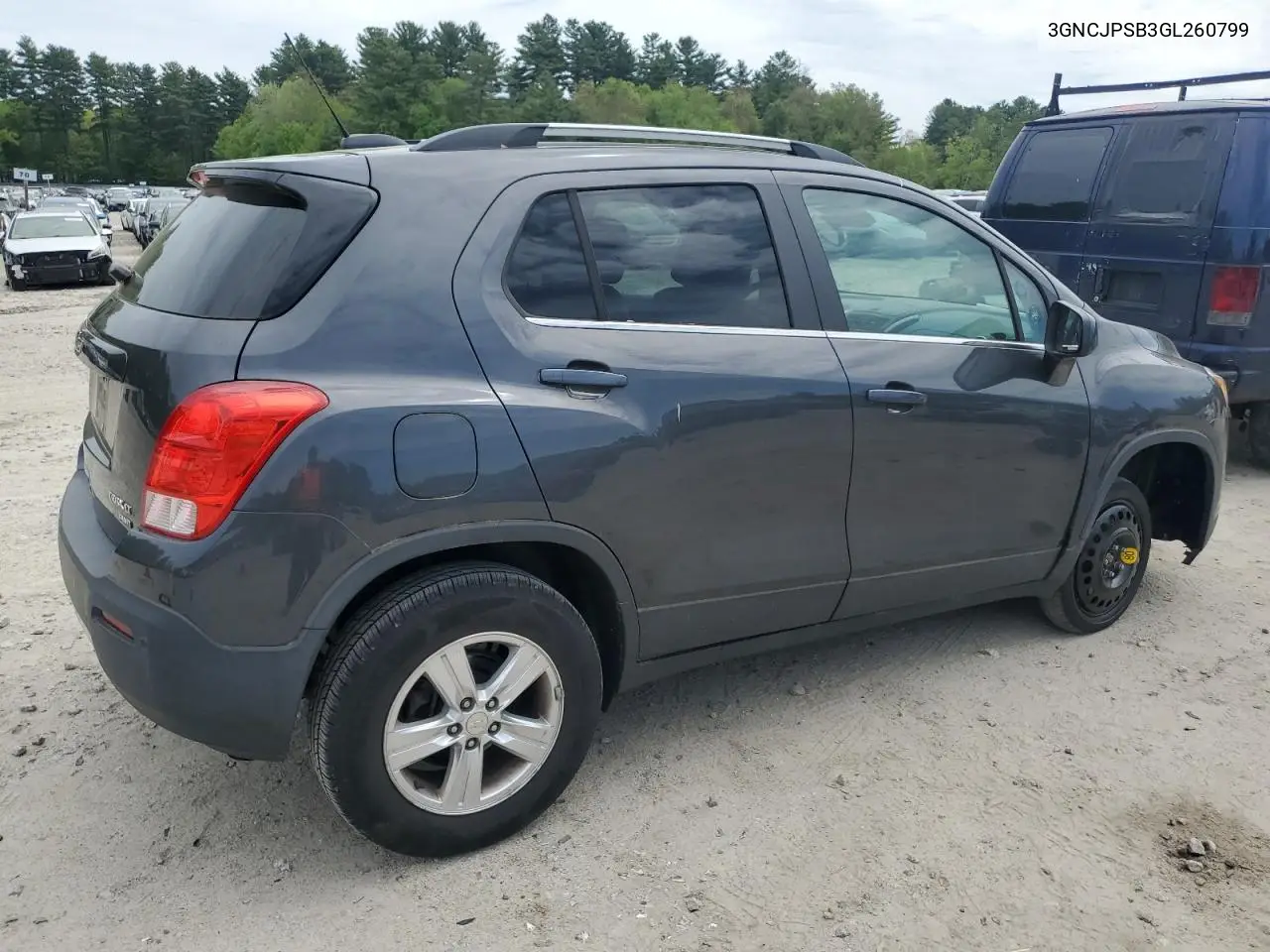 2016 Chevrolet Trax 1Lt VIN: 3GNCJPSB3GL260799 Lot: 57032135