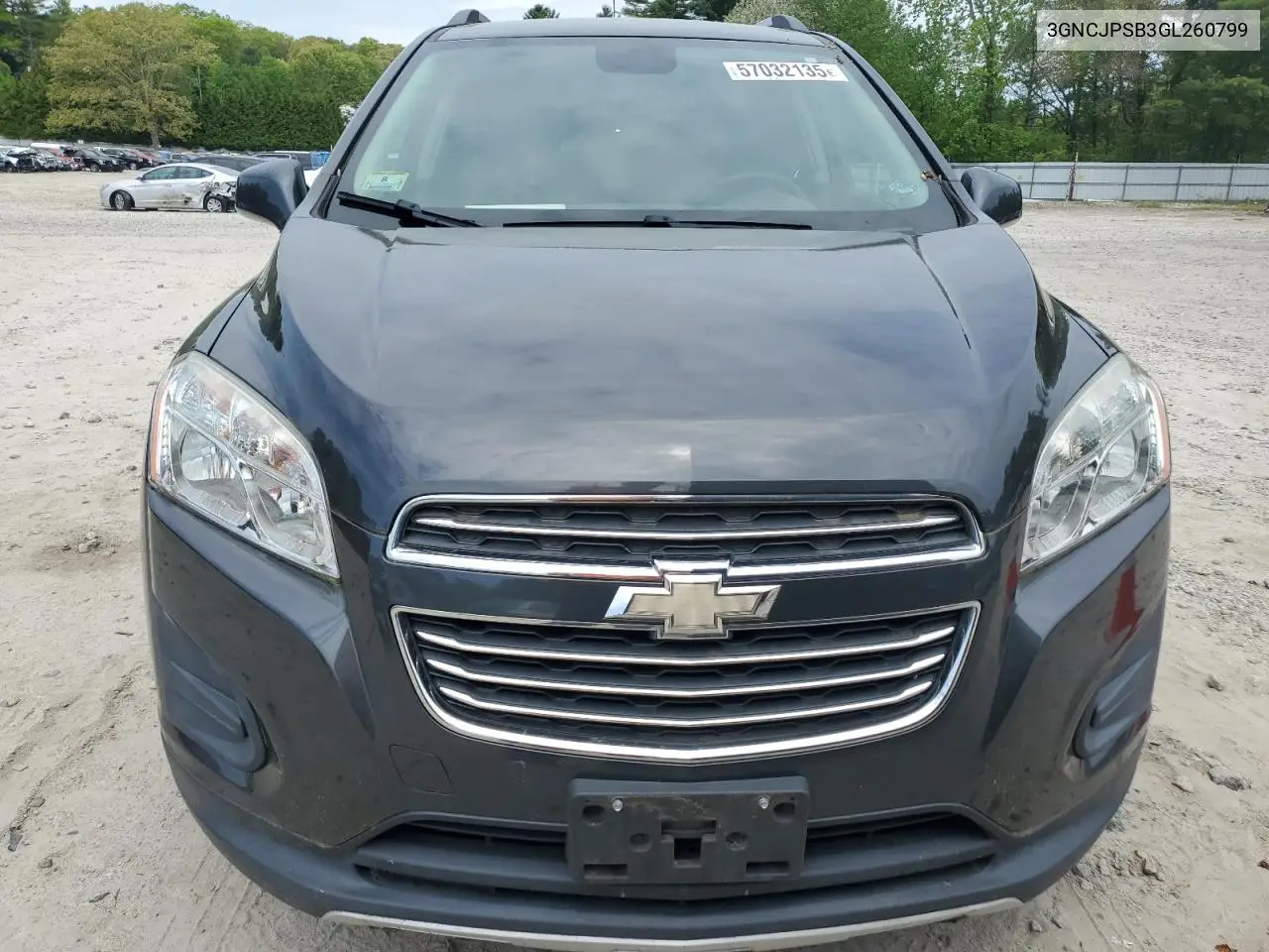 2016 Chevrolet Trax 1Lt VIN: 3GNCJPSB3GL260799 Lot: 57032135