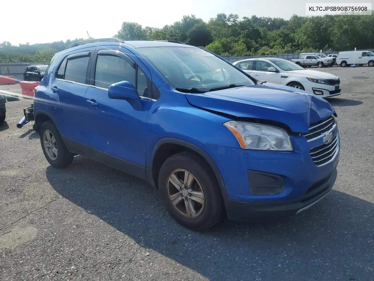 2016 Chevrolet Trax 1Lt VIN: KL7CJPSB9GB756908 Lot: 61604695