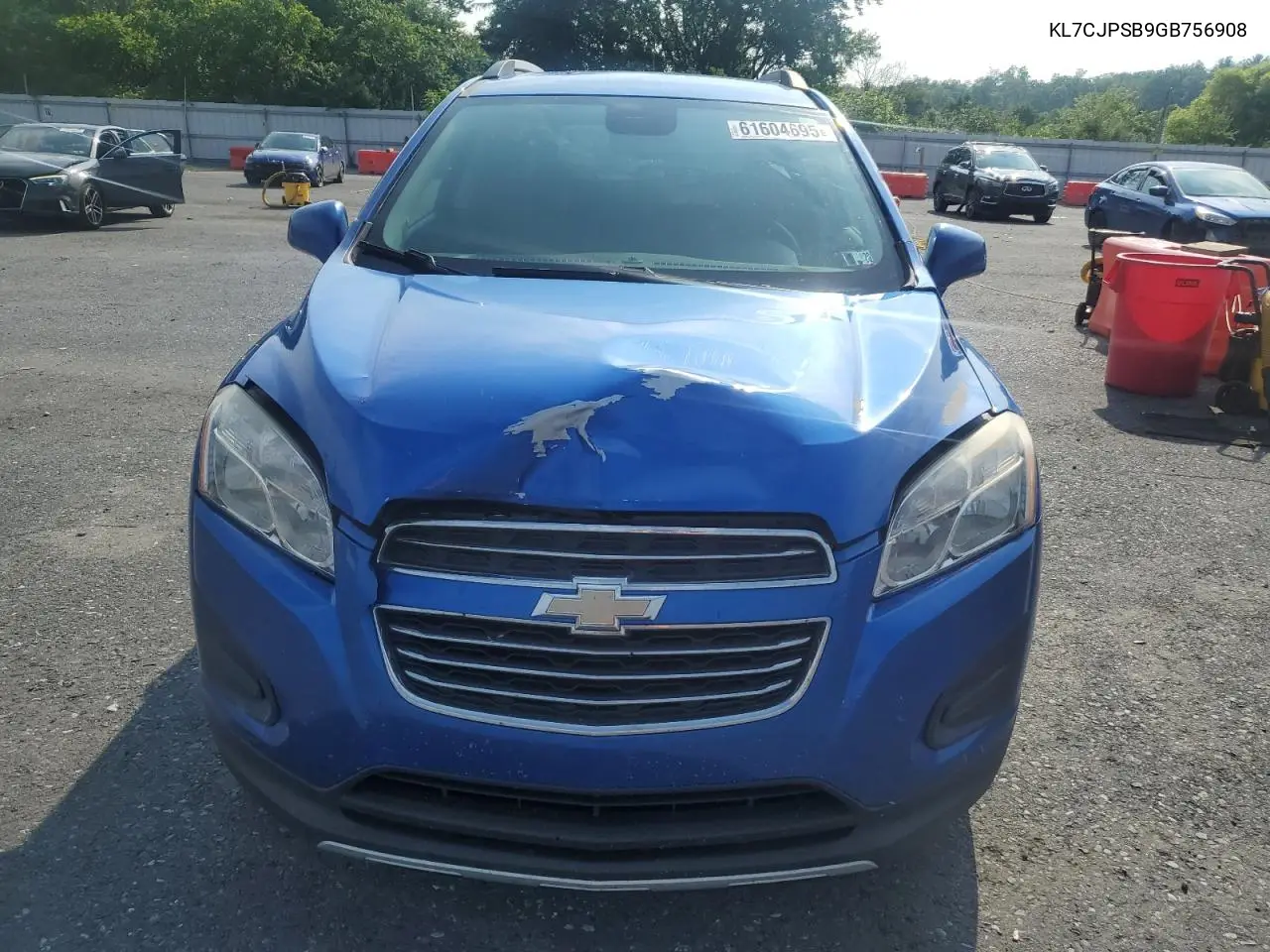 2016 Chevrolet Trax 1Lt VIN: KL7CJPSB9GB756908 Lot: 61604695
