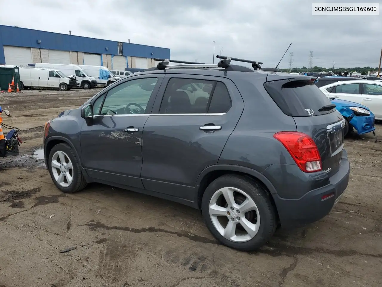 2016 Chevrolet Trax Ltz VIN: 3GNCJMSB5GL169600 Lot: 61972565